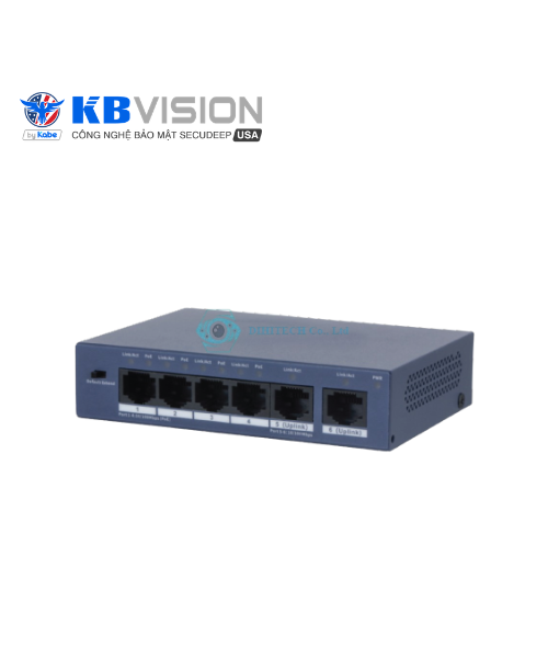 Switch PoE 4 port KBVISION KX-SW406-36
